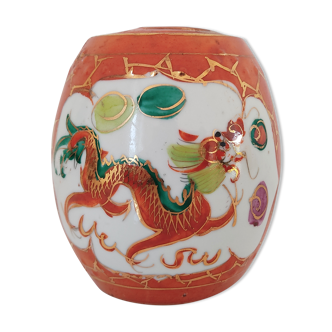 Hand-painted chinese covered pot