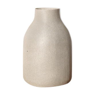 Wide grey vase