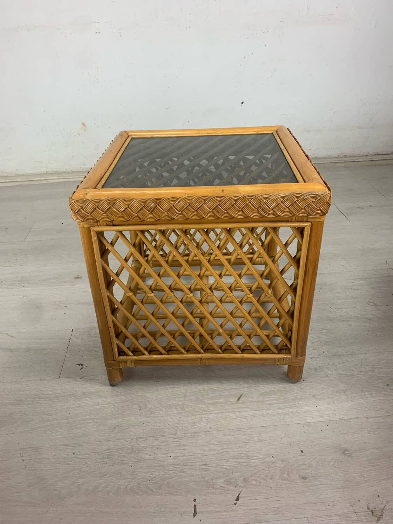 Rattan coffee table