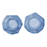 Crystal salt and pepper shakers stamped Baccarat France