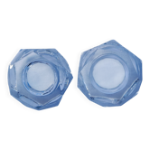 Crystal salt and pepper shakers stamped Baccarat France
