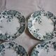 Suite de 6 assiettes a dessert St Amand