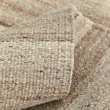 8x10 Kilim Brown & Cream Contemporary Kilim Rug, 233x293Cm