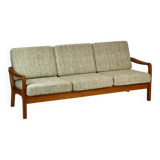Canapé-lit en teck danois par Juul Kristensen, design vintage
