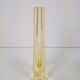 Citrine Drop Cut Engraved Glass Vase by Antonin Drobnik for ZBS, 1960s