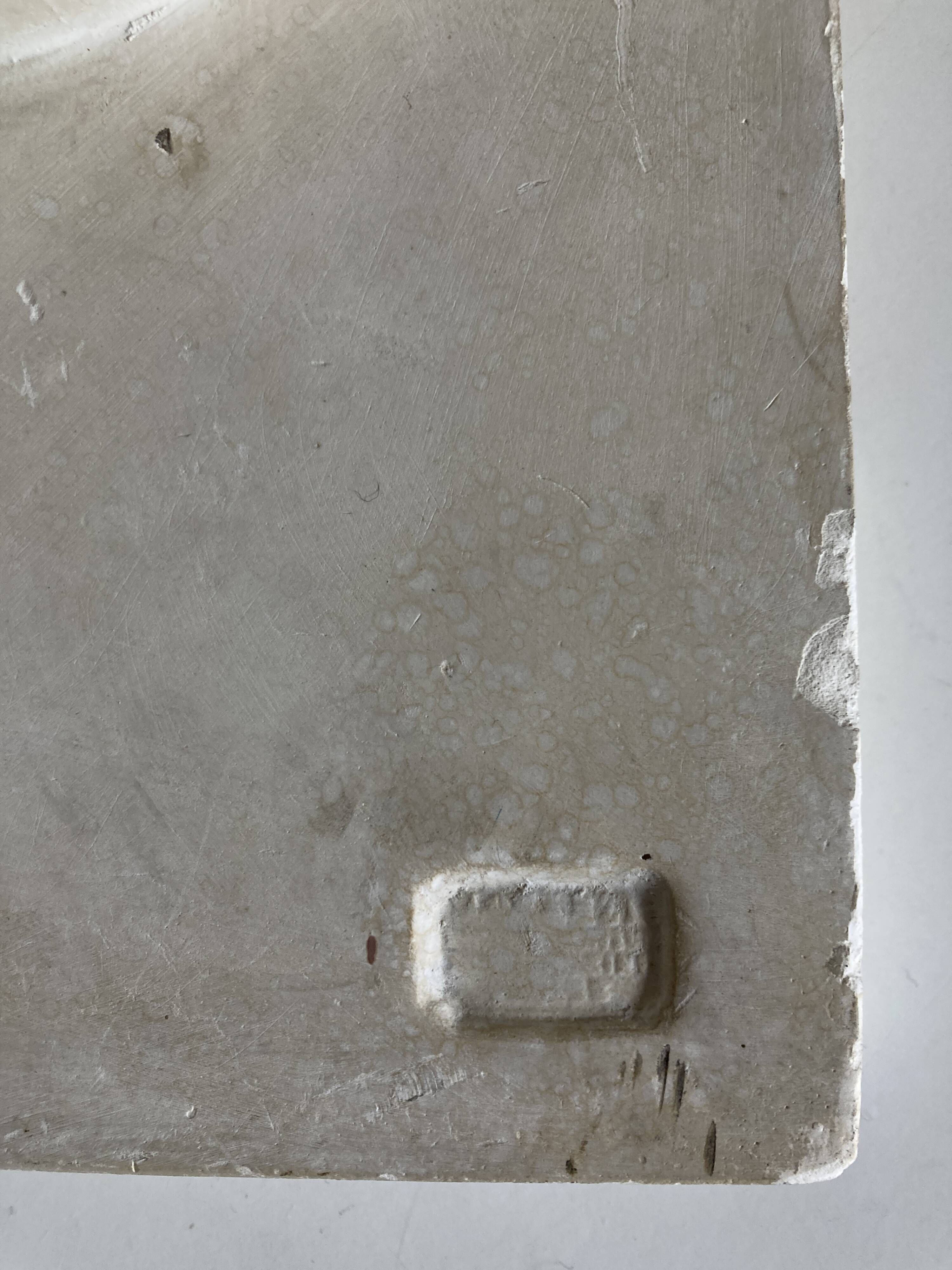 Gothic Trefoil High Relief Wall Plaster Work Proof 1980