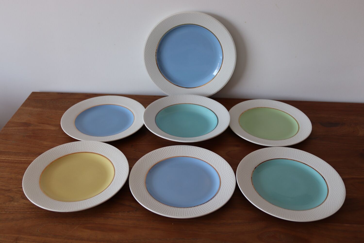 7 plates L'Amandinese model "excellence"