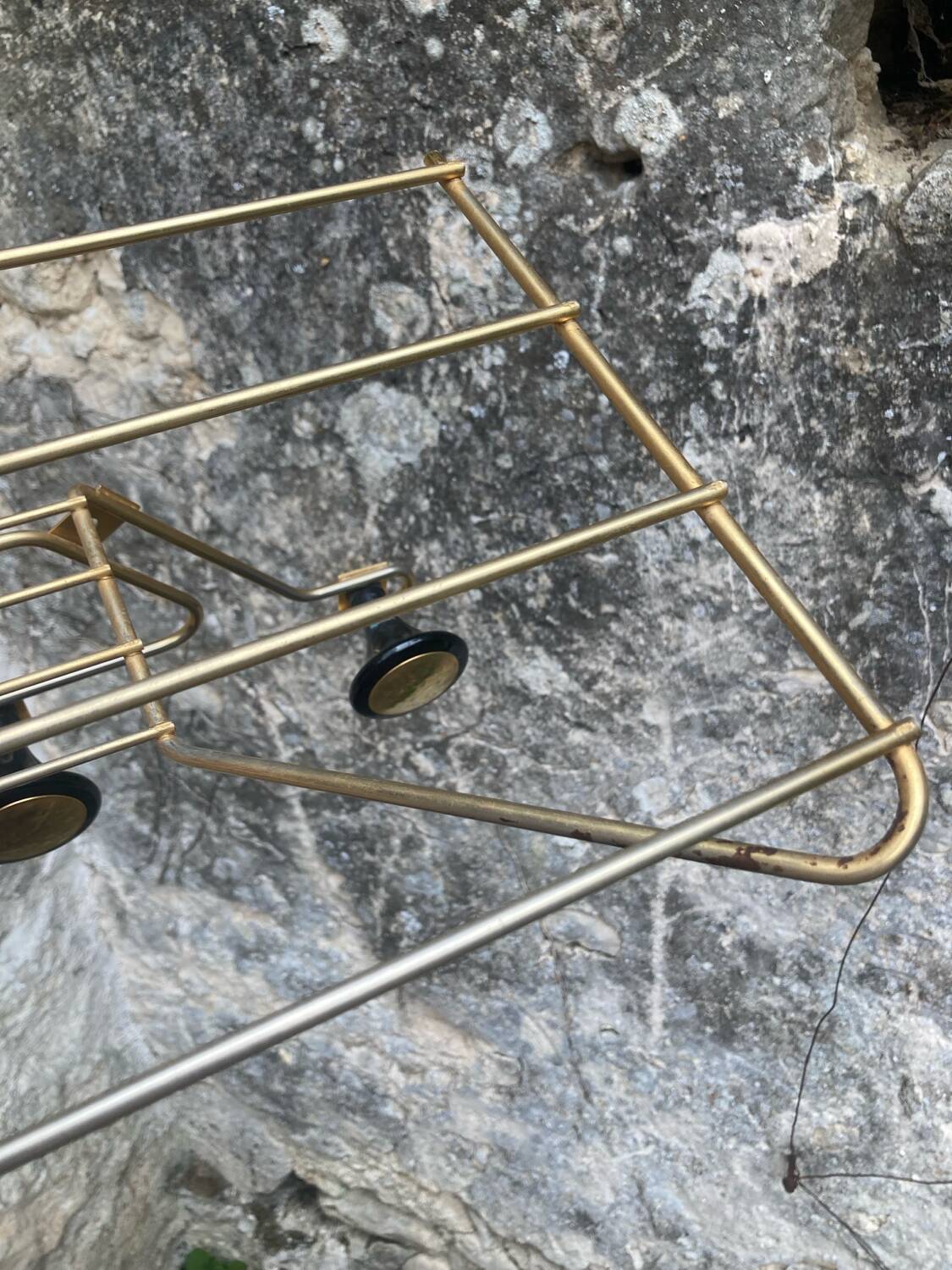 Vintage wall-mounted coat rack