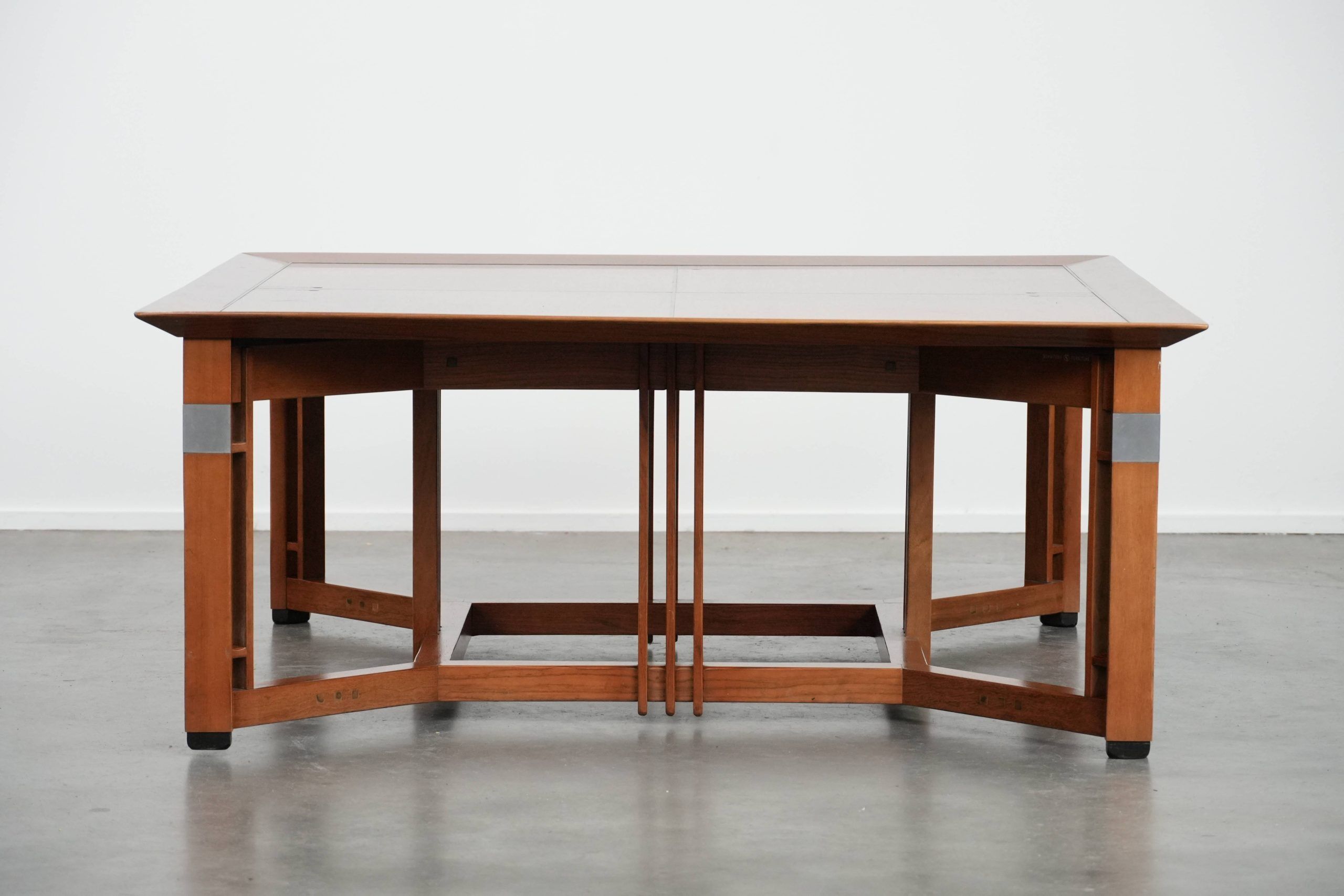 Beautiful and luxurious large square Art Deco design coffee table