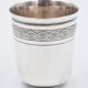 Timbale Christofle in silver metal model villeroy