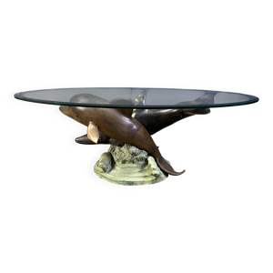 Table basse en bronze - forme