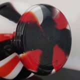 Vintage Italian pop art blown soliflore vase from the 70s in opaline