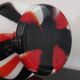 Vintage Italian pop art blown soliflore vase from the 70s in opaline