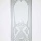 Art Deco engraved glass door panel