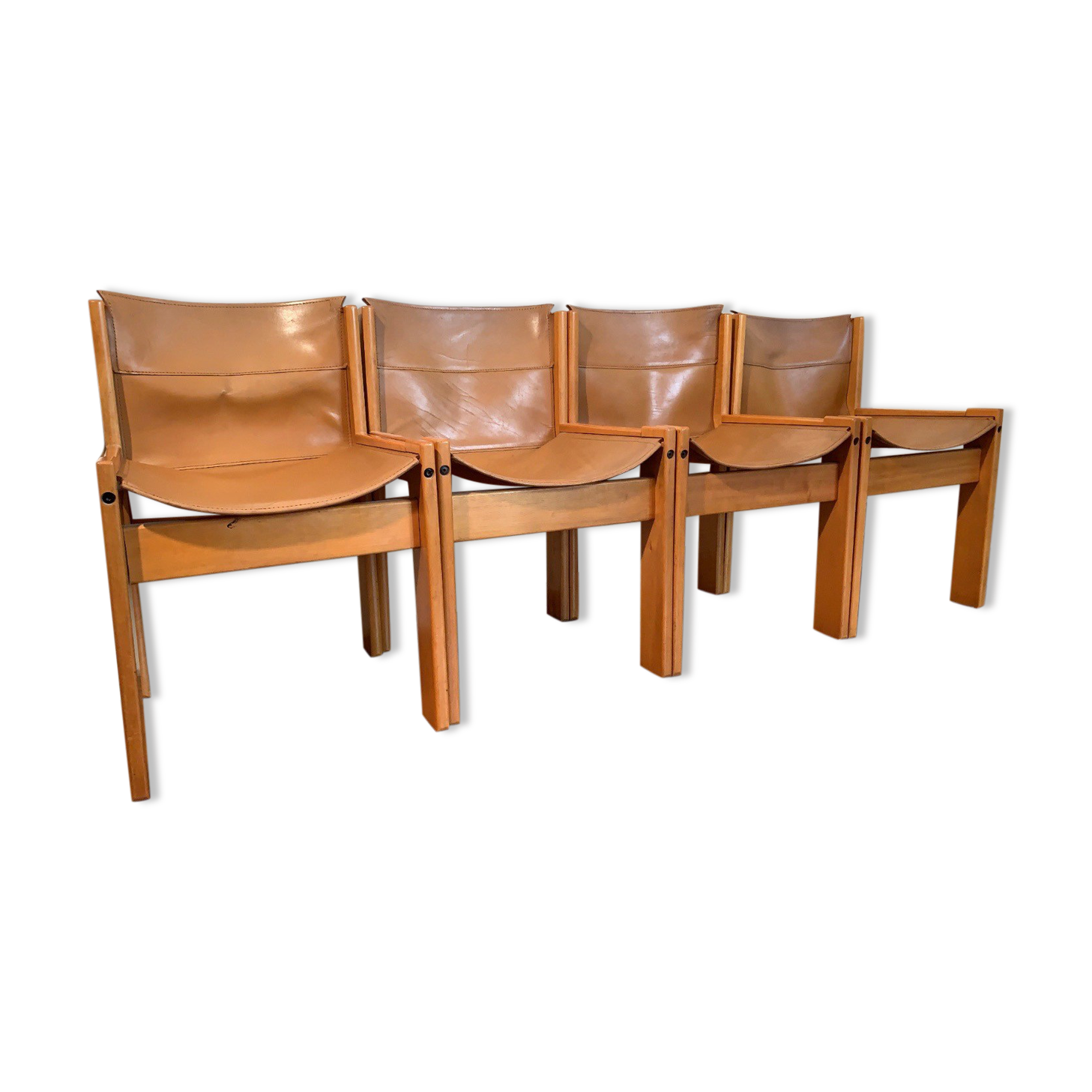 Set of four Ibisco Italy chairs