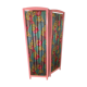 Ancient screen with four roses 50s