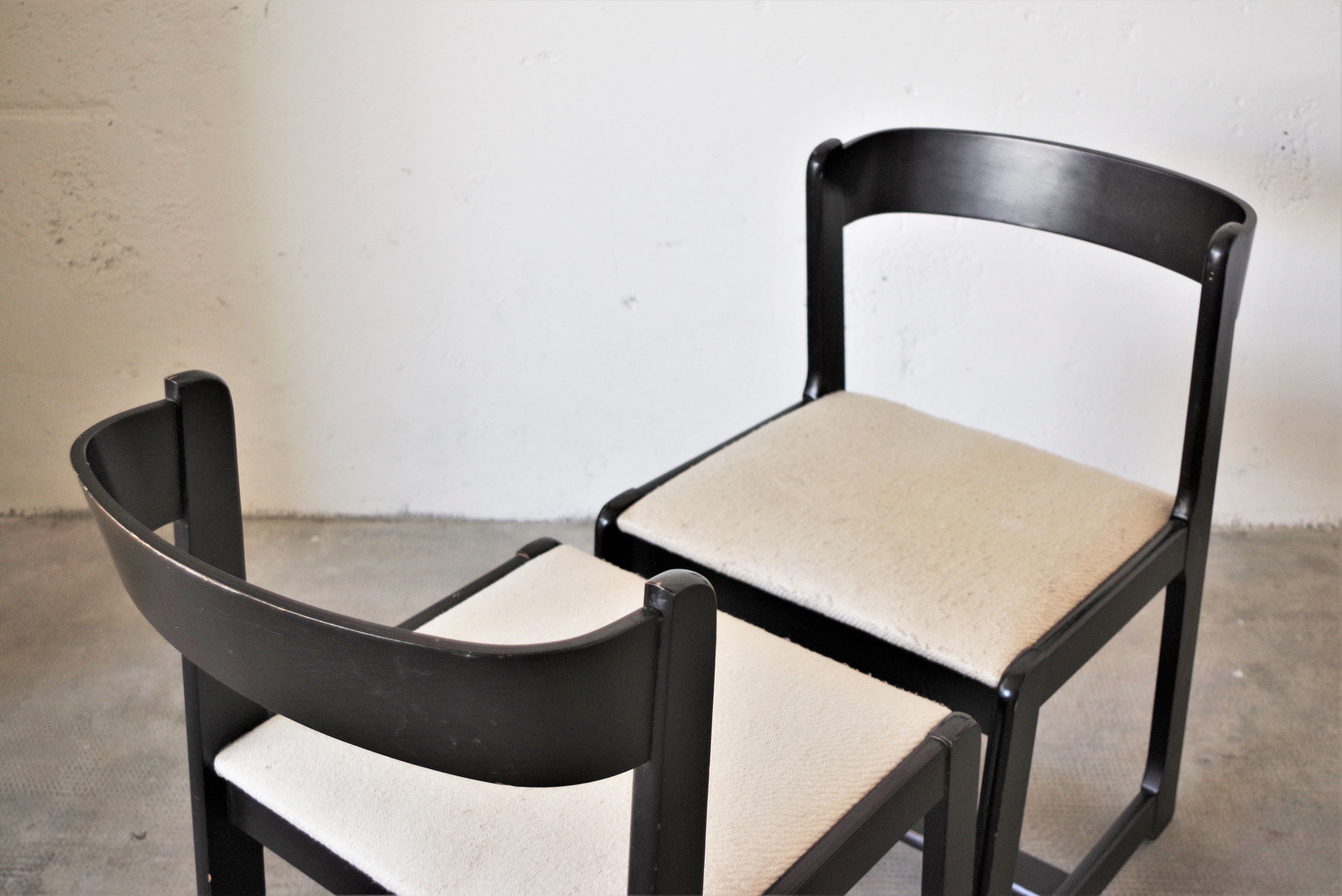 Dining chairs by Mario Sabot, 1970s, Set of 2