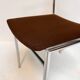 Set of 6 stackable chairs in rust colour by Gijs van der Sluis, 1970s.
