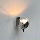 German wall lamps model 540 from the mid-century space age in the style of Gino Sarfatti, 1960s, set of 2.