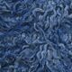 4x9 handmade wool blue vintage rug, 122x266cm