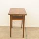 Mid-century walnut coffee table, wooden living room table, 1950s