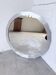 Brushed metal hexagonal mirror 1970