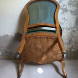 Louis Philippe bench and armchair set