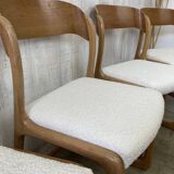Set of 4 Baumann sled chairs