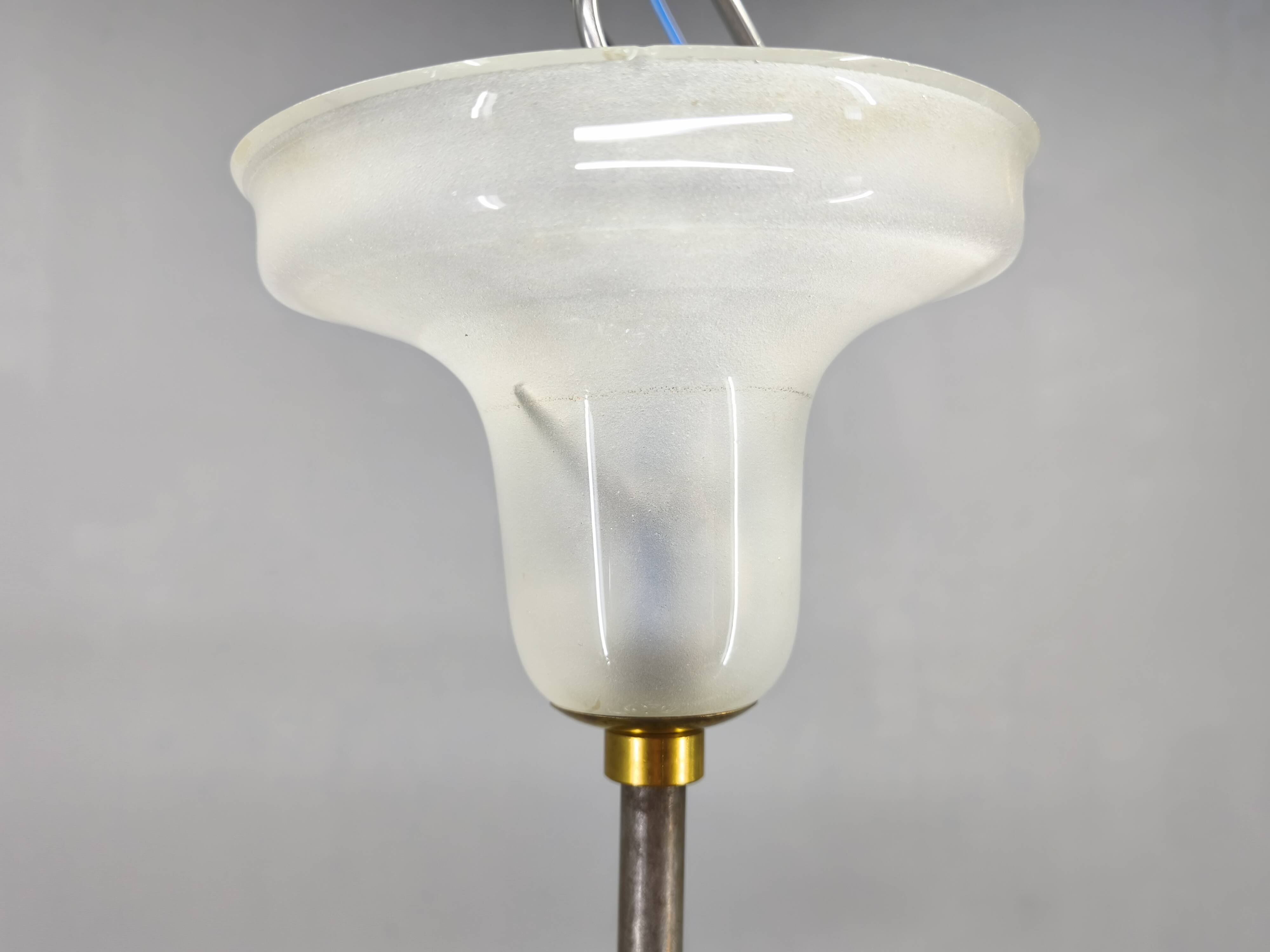 Art Deco lustre produced in Czechoslovakia during the 1940s.