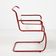 Red & white bauhaus armchair
