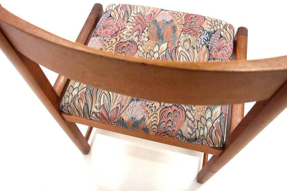 Set of 6 Scandinavian teak chairs, Sweden, 1960.