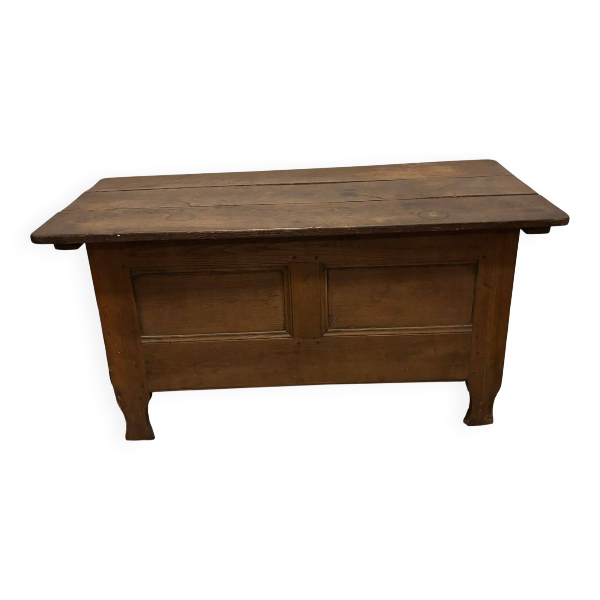 Old XIX solid dark wood dresser