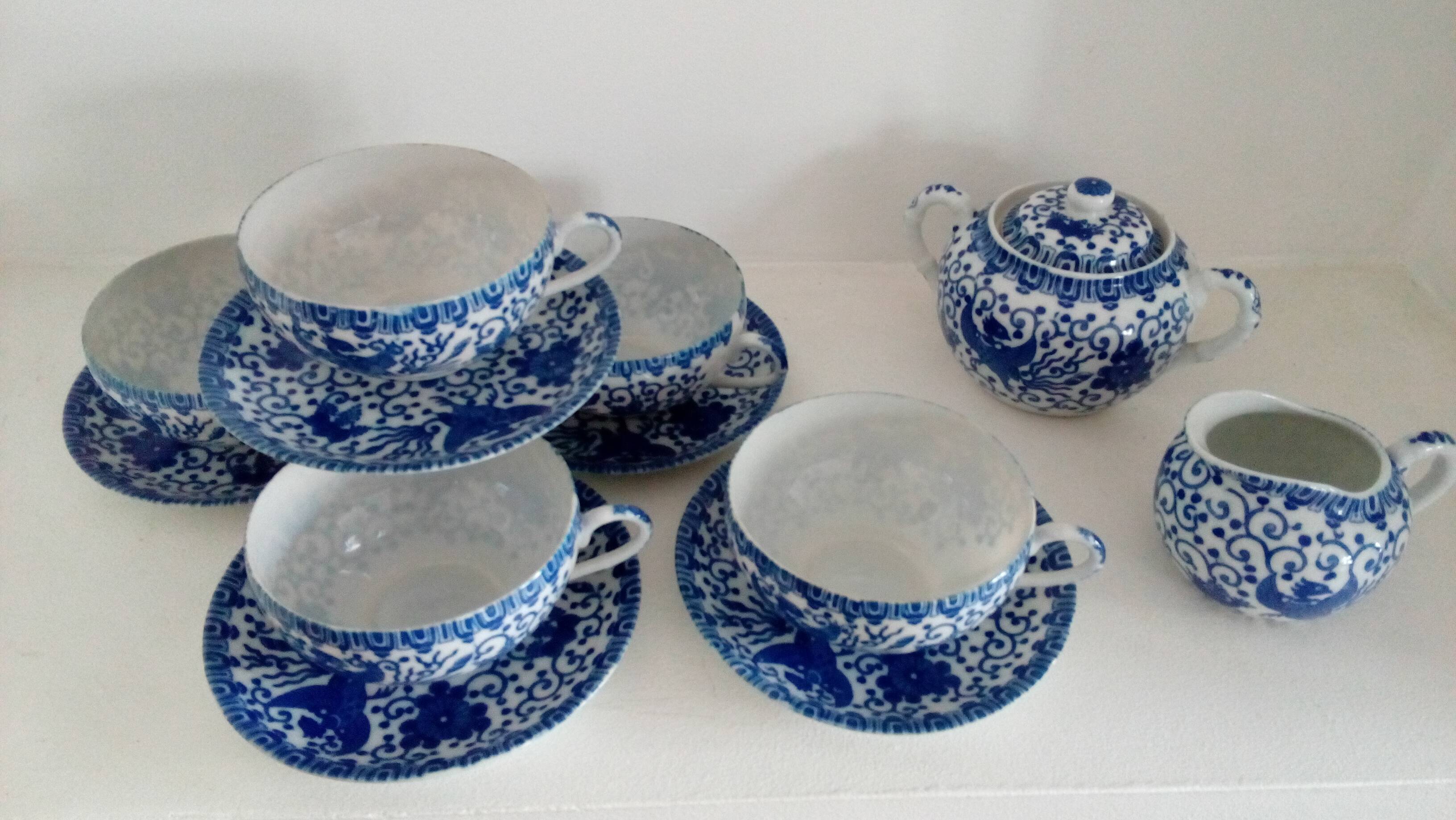 Japanese fine porcelain tea/coffee service