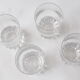 4 high crystal whisky glasses