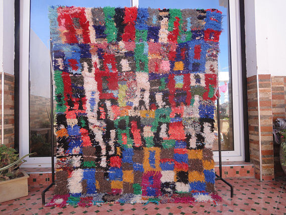 Carpet boucherouite 195 x 142 cm