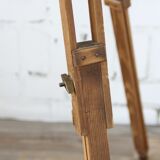 Industrial floor lamp on tripod