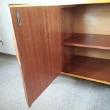 Scandinavian enfilade with showcase, compas foot