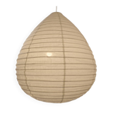 Fabric lampshade (linen) in the shape of a pear.