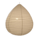 Luminaire en tissus (lin) en forme de poire