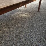 Old farm table in fir and oak