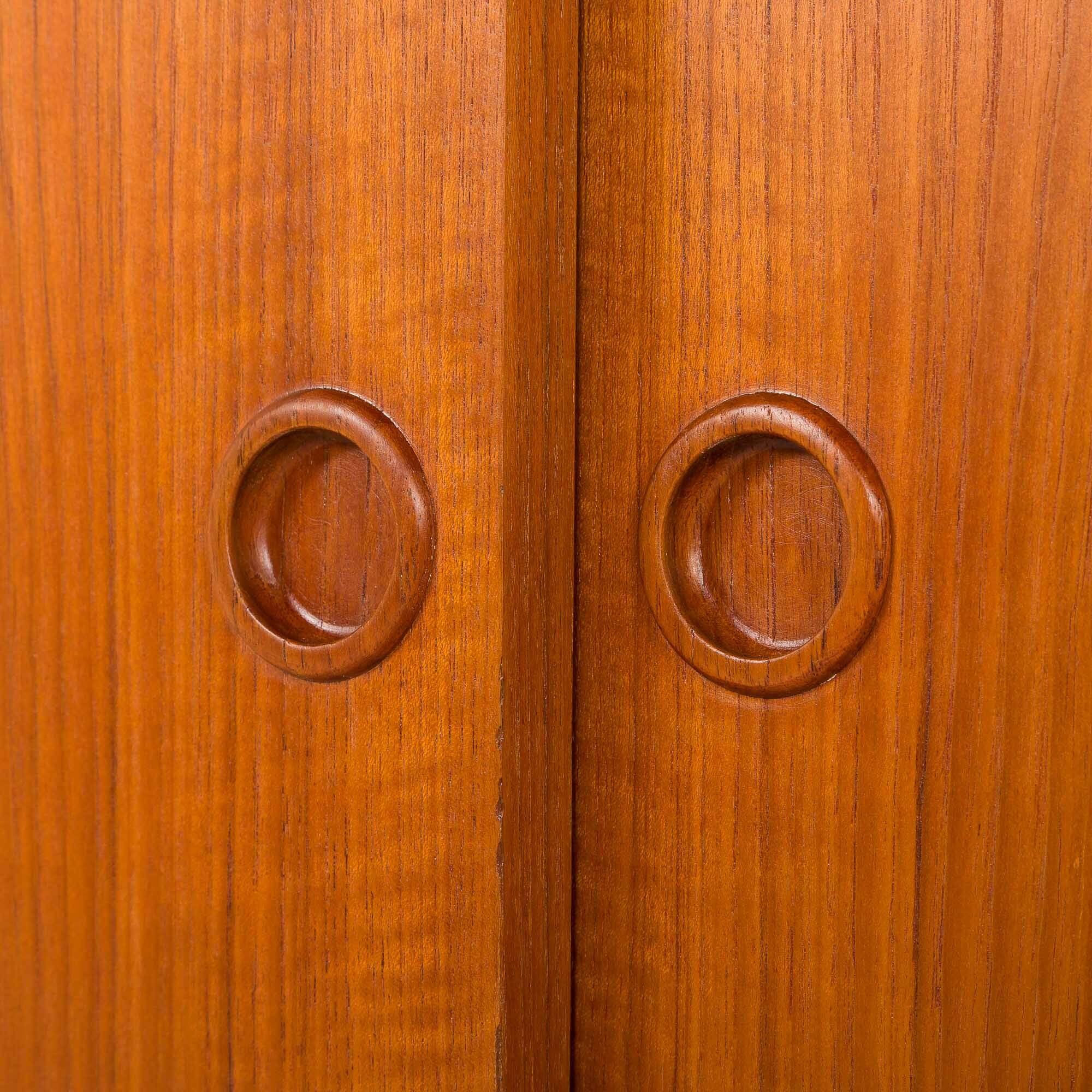 Melvin Mikkelsen extra large wardrobe in teak, Denmark 1960s
