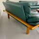 Complete living room sofa with Scandinavian design teak leather Komfort Danish
