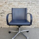 Office armchair by Carlo Bartoli for Matteo Grassi in leather