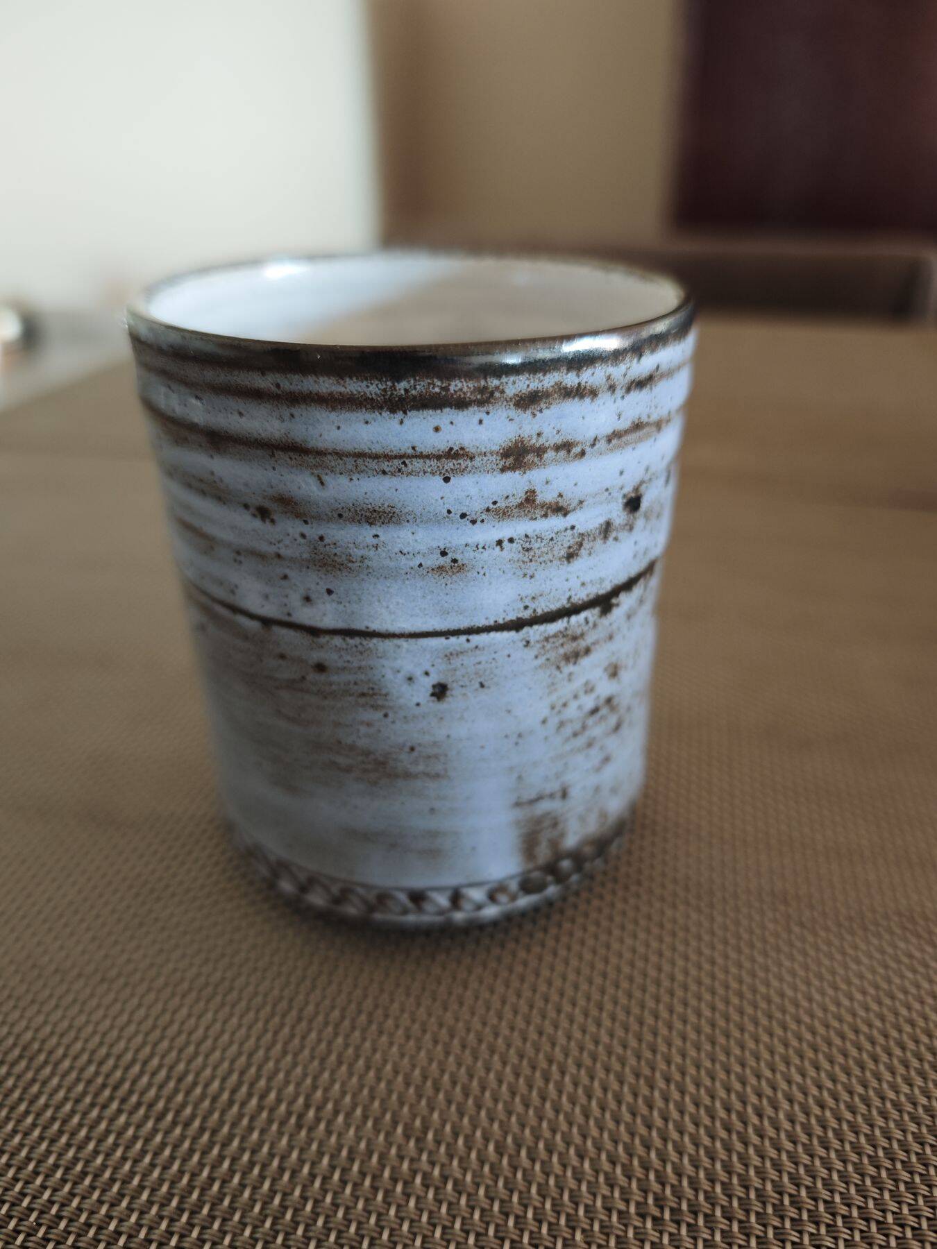 Enameled cup - Roger Collet - Vallauris - 1960s