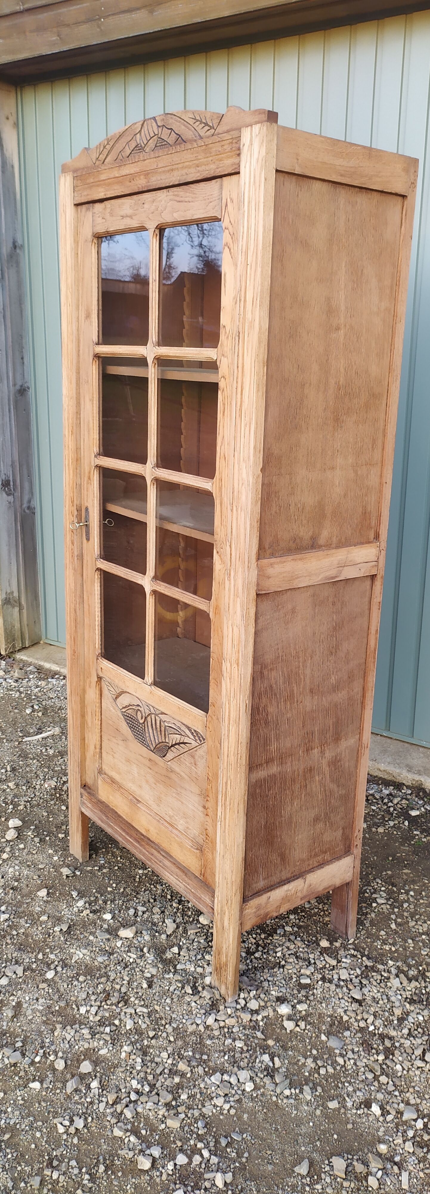 Parisian art deco wardrobe glazed