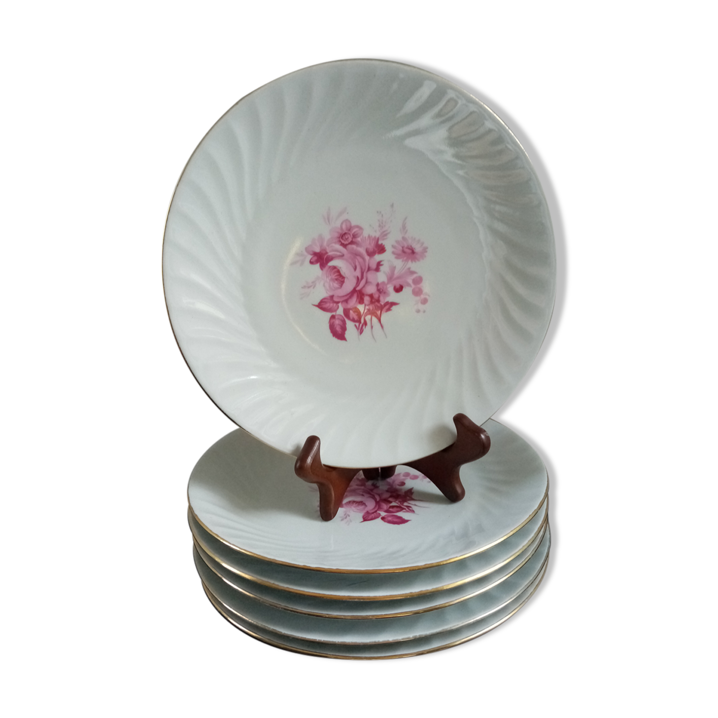 Porcelain plates Saint Amand