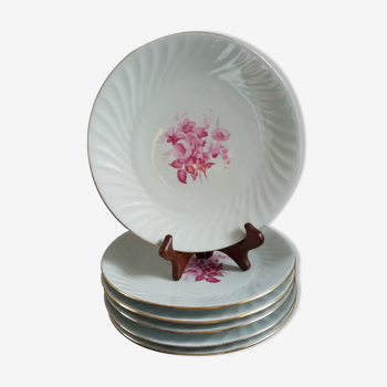 Assiettes porcelaine Saint Amand