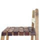 Large Vintage Bar Stool In Wood & Leather, Czechoslovakia 1950s