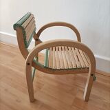 Chaise baumann en bois courbe