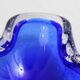 Murano bubble glass ashtray
